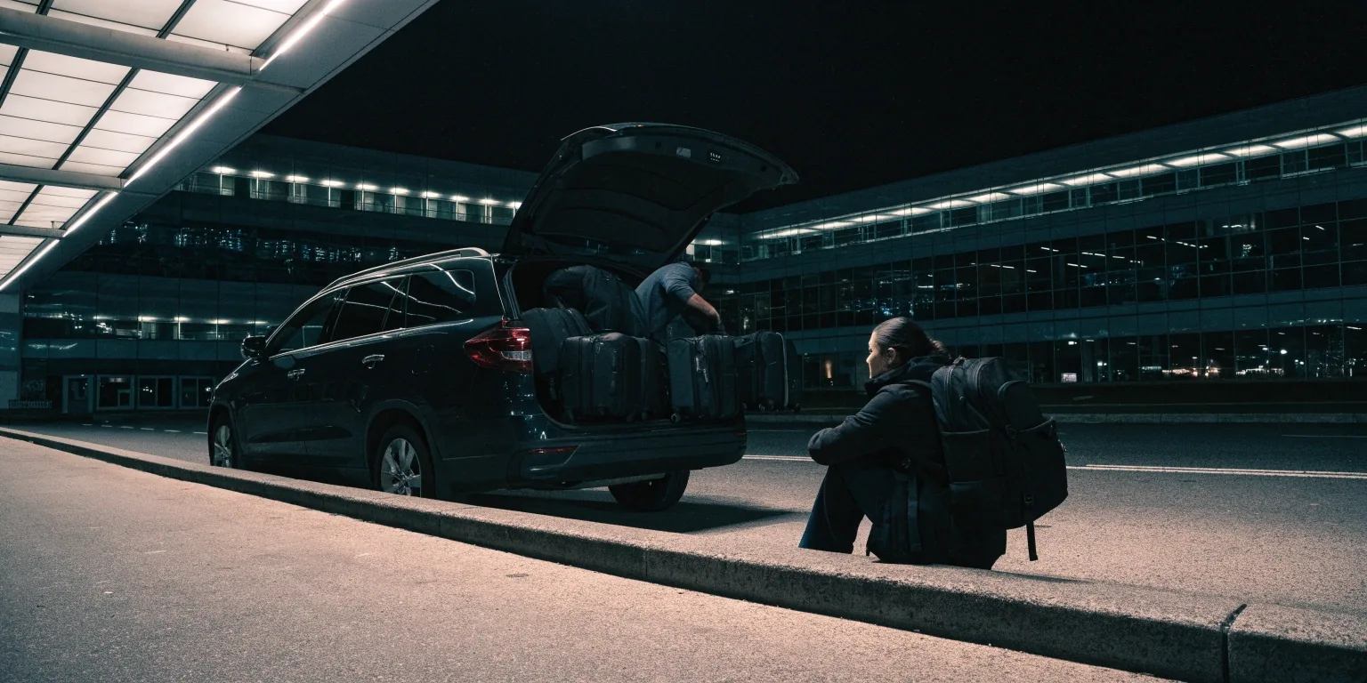 Evening valet return at Sydney Airport