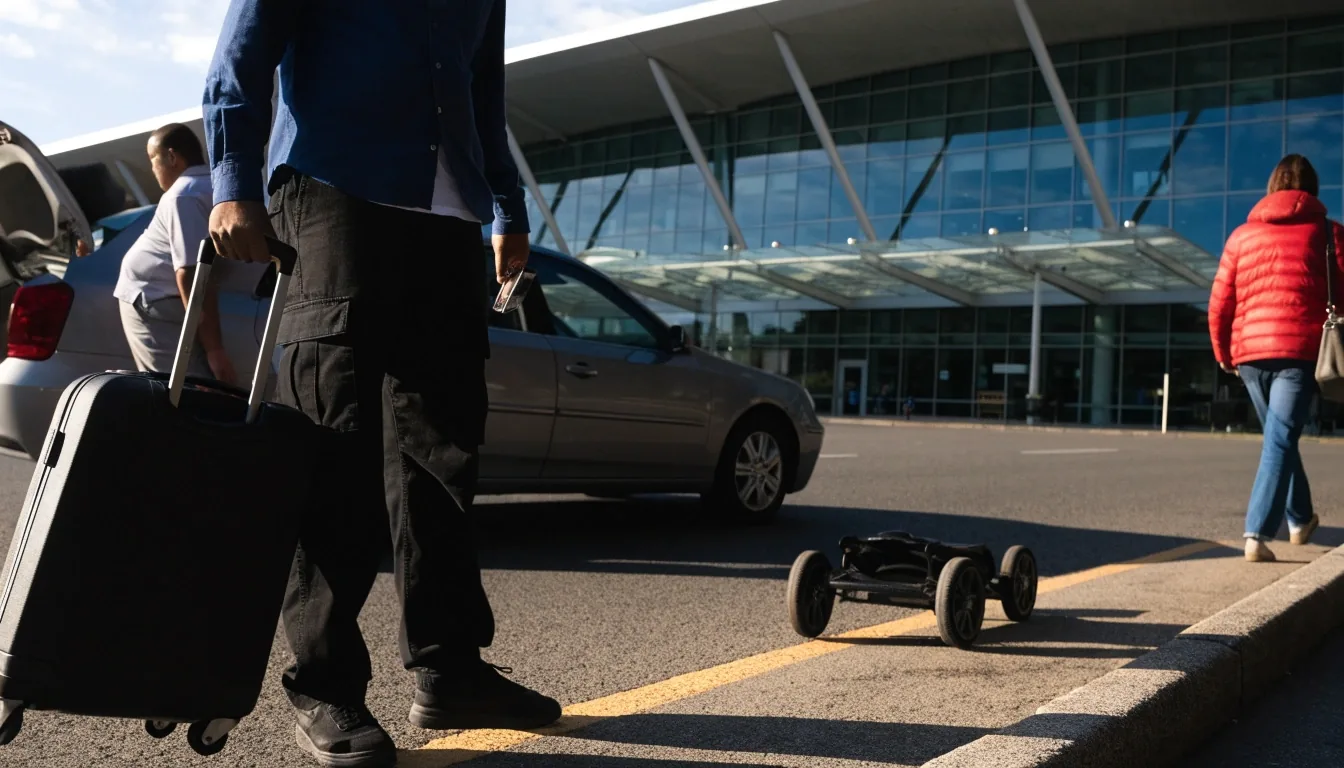 Premium valet parking bay inside the terminal car park